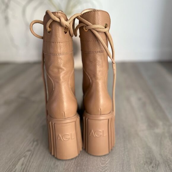 AGL Tania Leather Ankle Booties - Picture 12 of 13